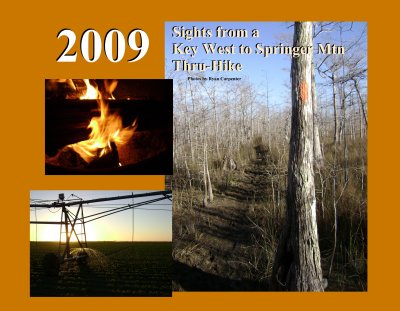 Cover Photo: Thru-Hiking Calendar