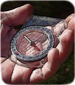 A compass can be fun and easy to use