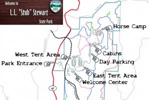 LL Stub Stewart Stae Park Map