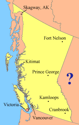 British Columbia Map