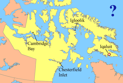 Nunavat Map