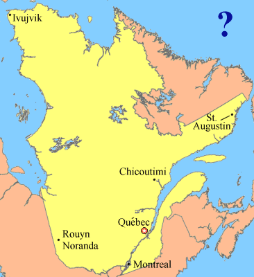 Quebec Map