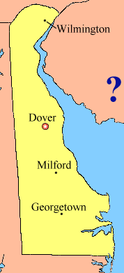 Deleware Map