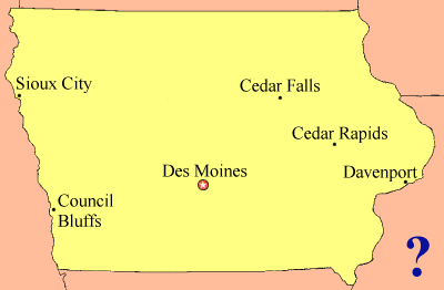 Iowa Map