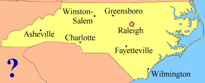 North Carolina Map