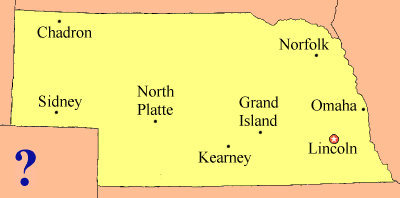 Nebraska Map