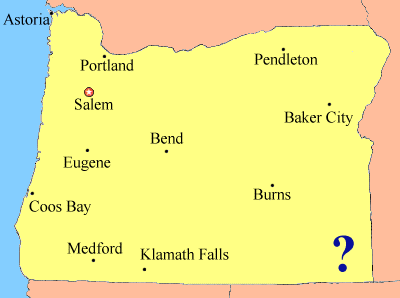 Oregon Map