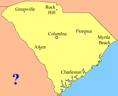 South Carolina Map