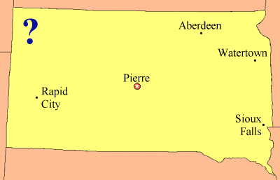 South Dakota Map