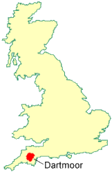 Map of Dartmoor