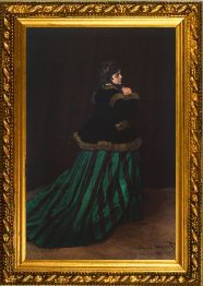 Woman in Green Dress
