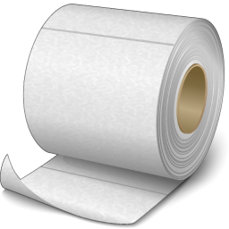 Roll of toilet paper