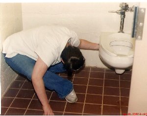 Toilet boxing