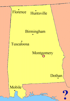 Alabama Map