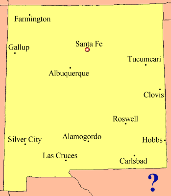 New Mexico Map