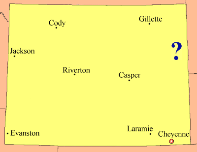 Wyoming Map