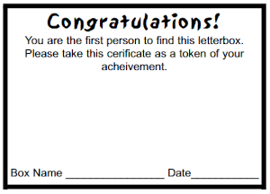 Certificate of First Finding