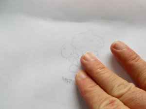 Transferring Image to Carving Block With Parchment Paper