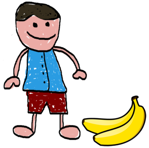 Face the banana